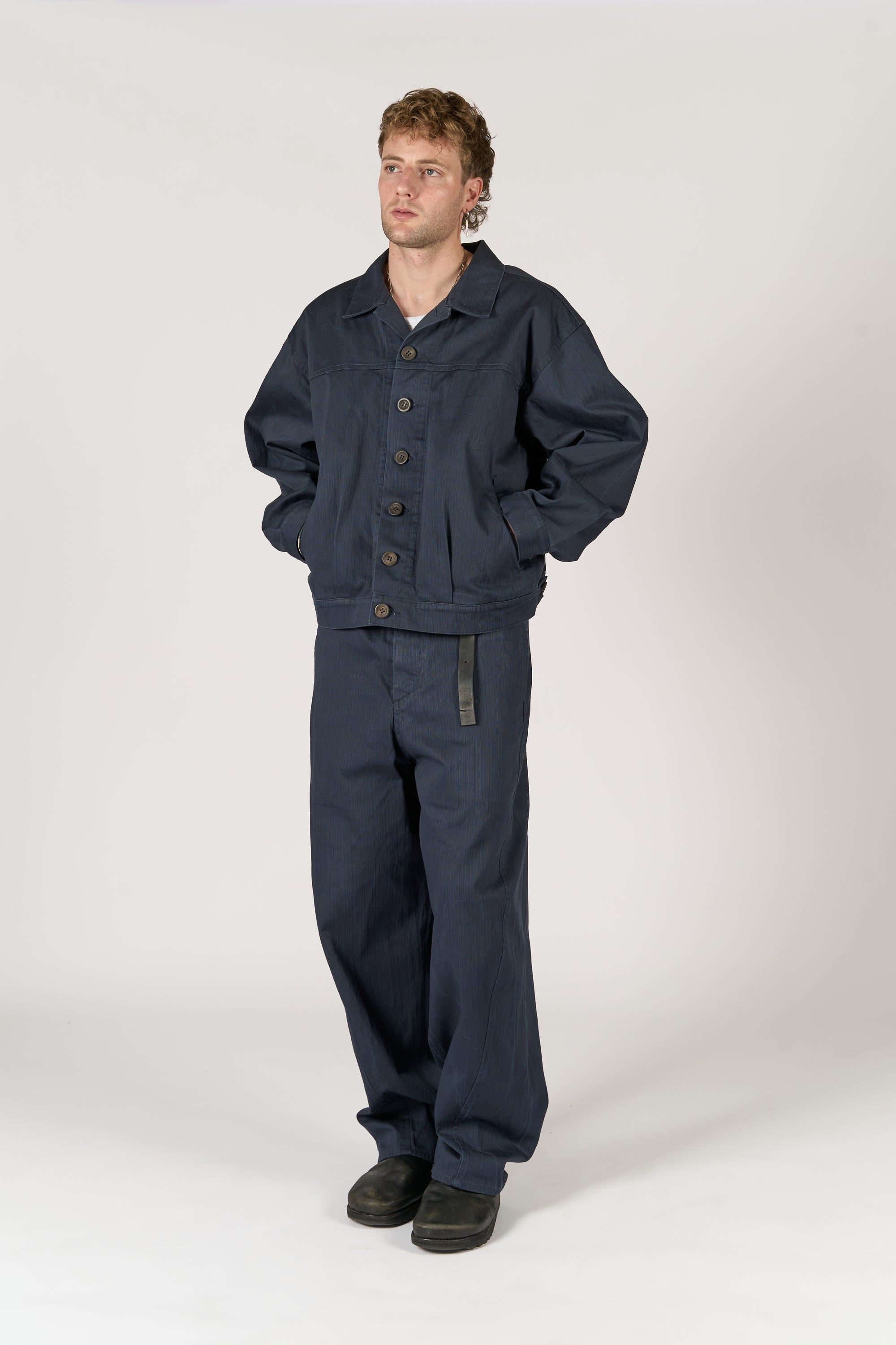 Worker Jacket - Blue Canvas