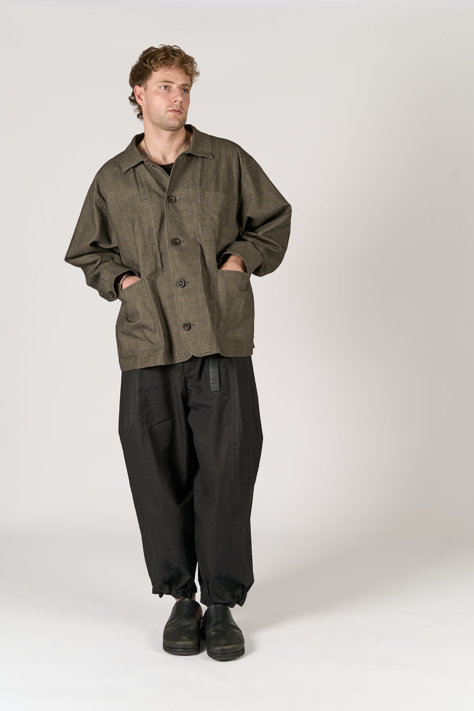 Chore jacket - Sumi Dye Canvas