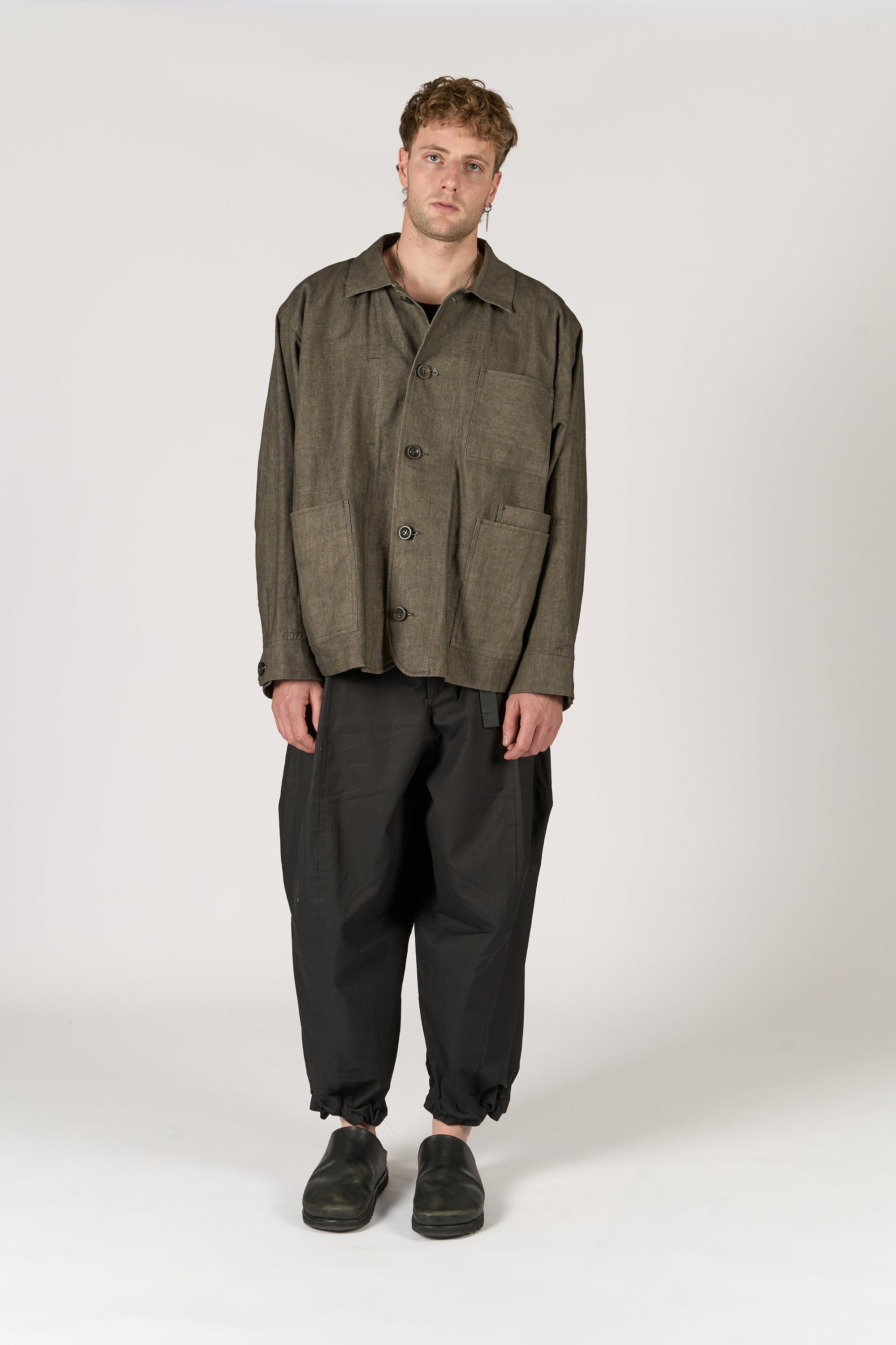 Chore jacket - Sumi Dye Canvas