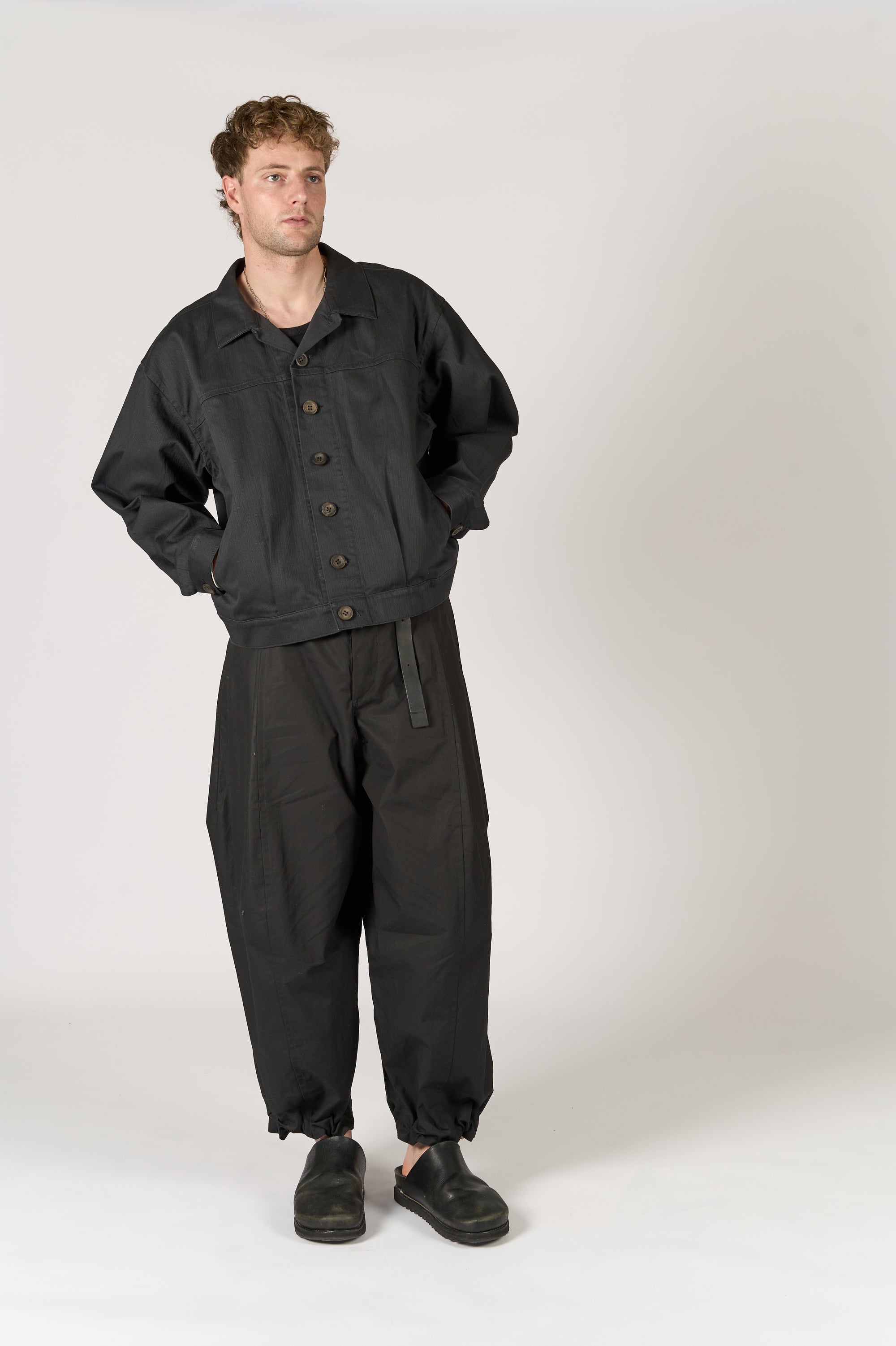Worker Jacket - Black Canvas