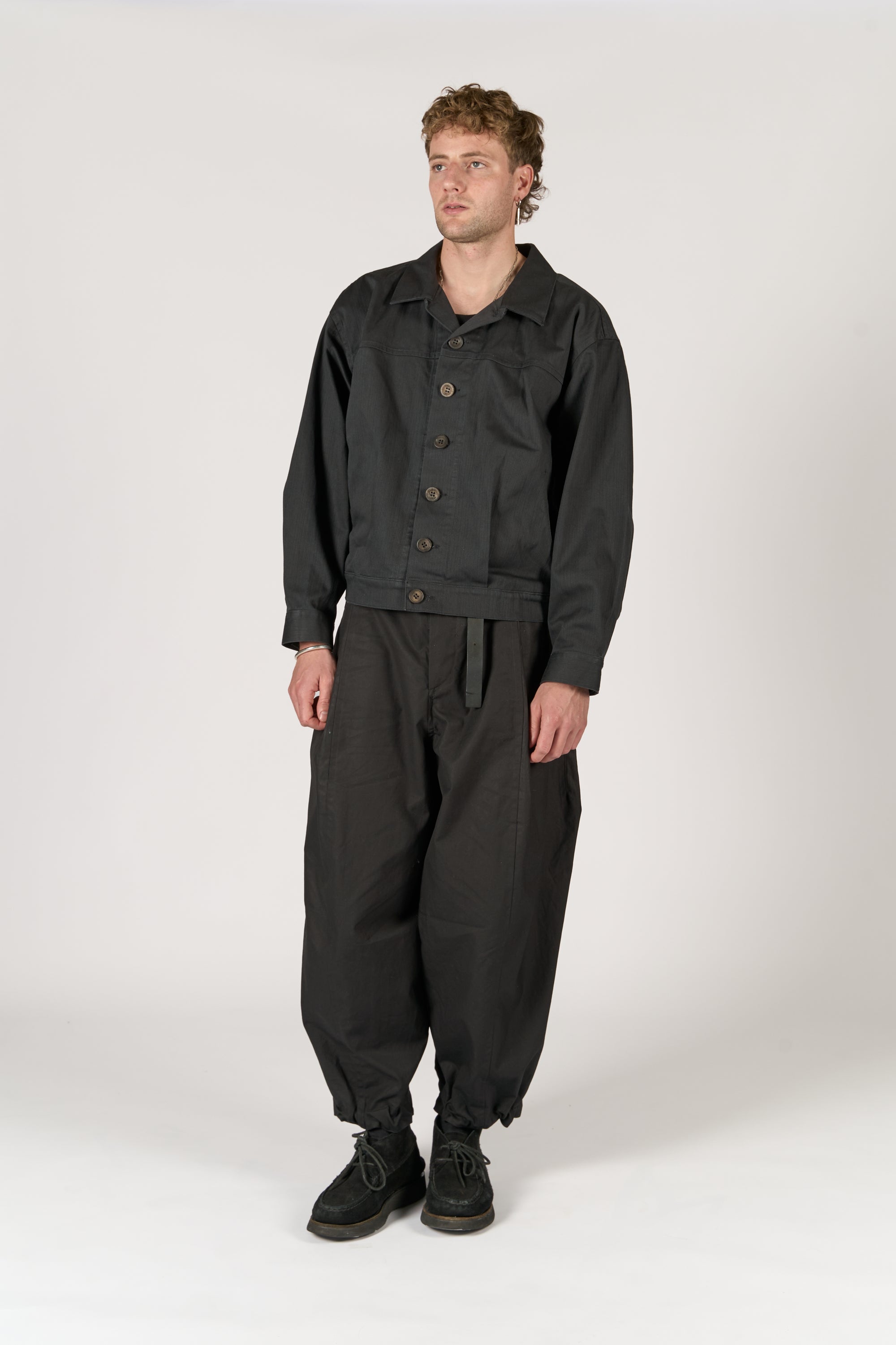 Worker Jacket - Black Canvas
