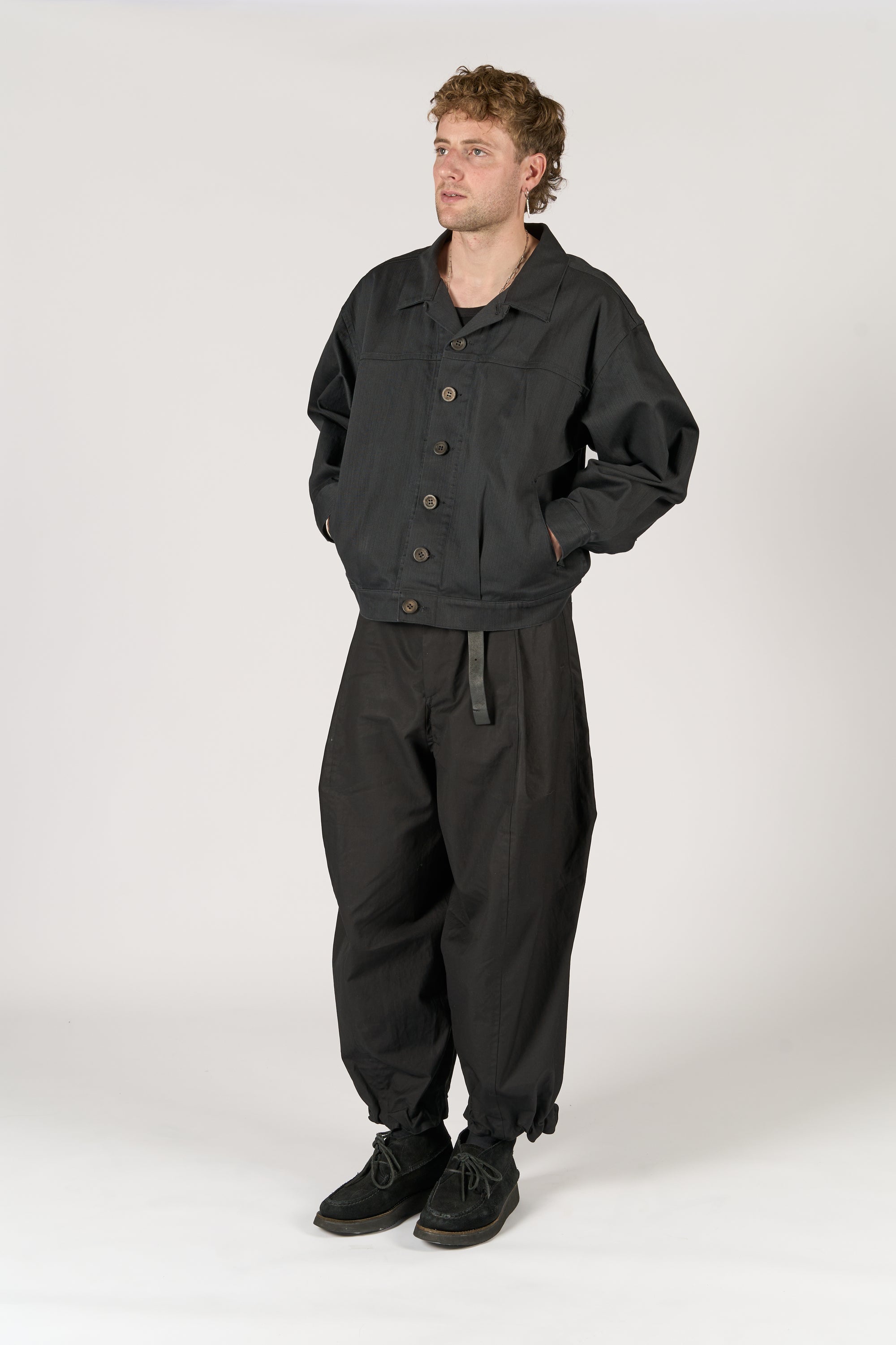 Worker Jacket - Black Canvas