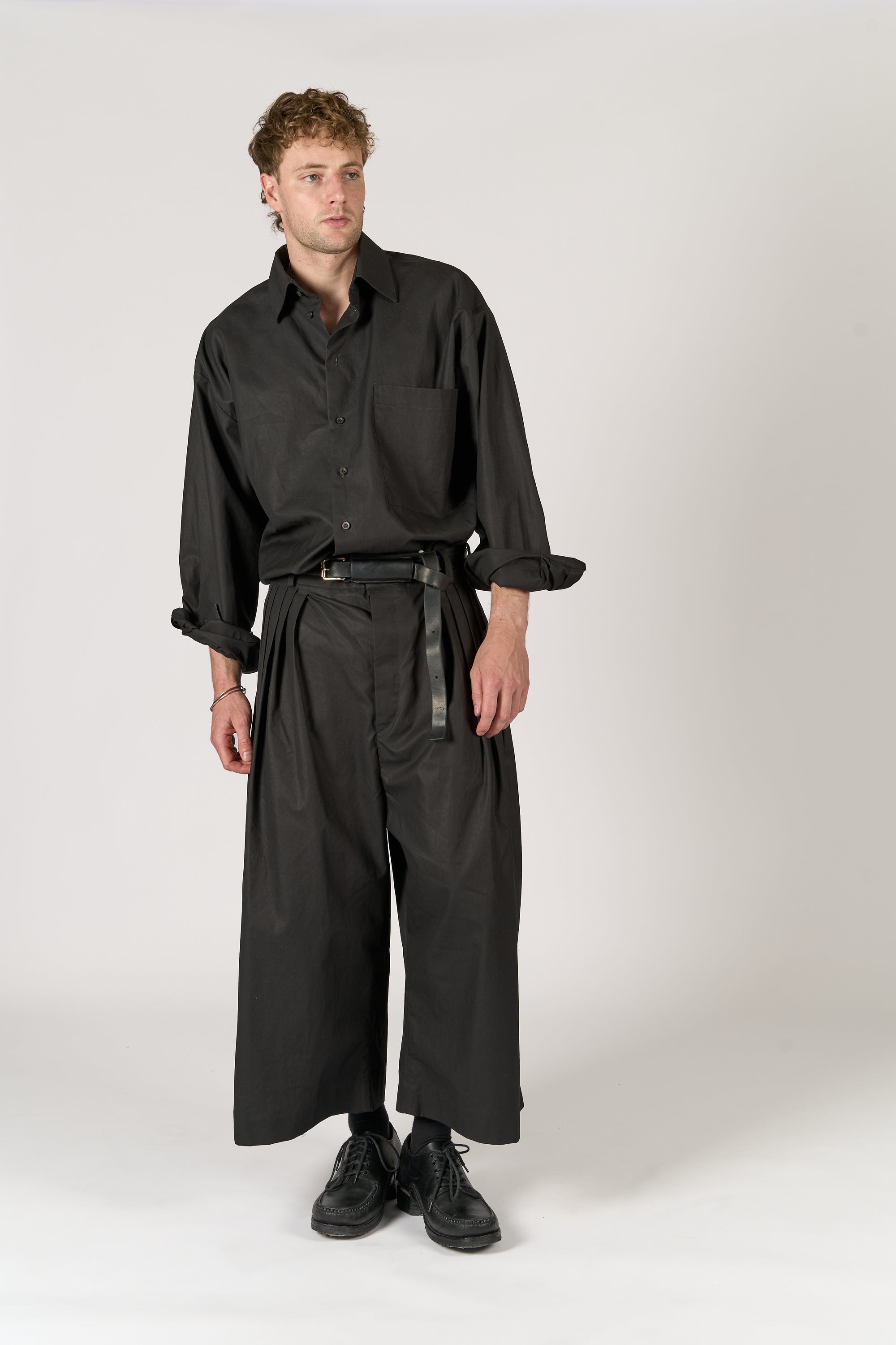 Volendam trouser - Black Cotton