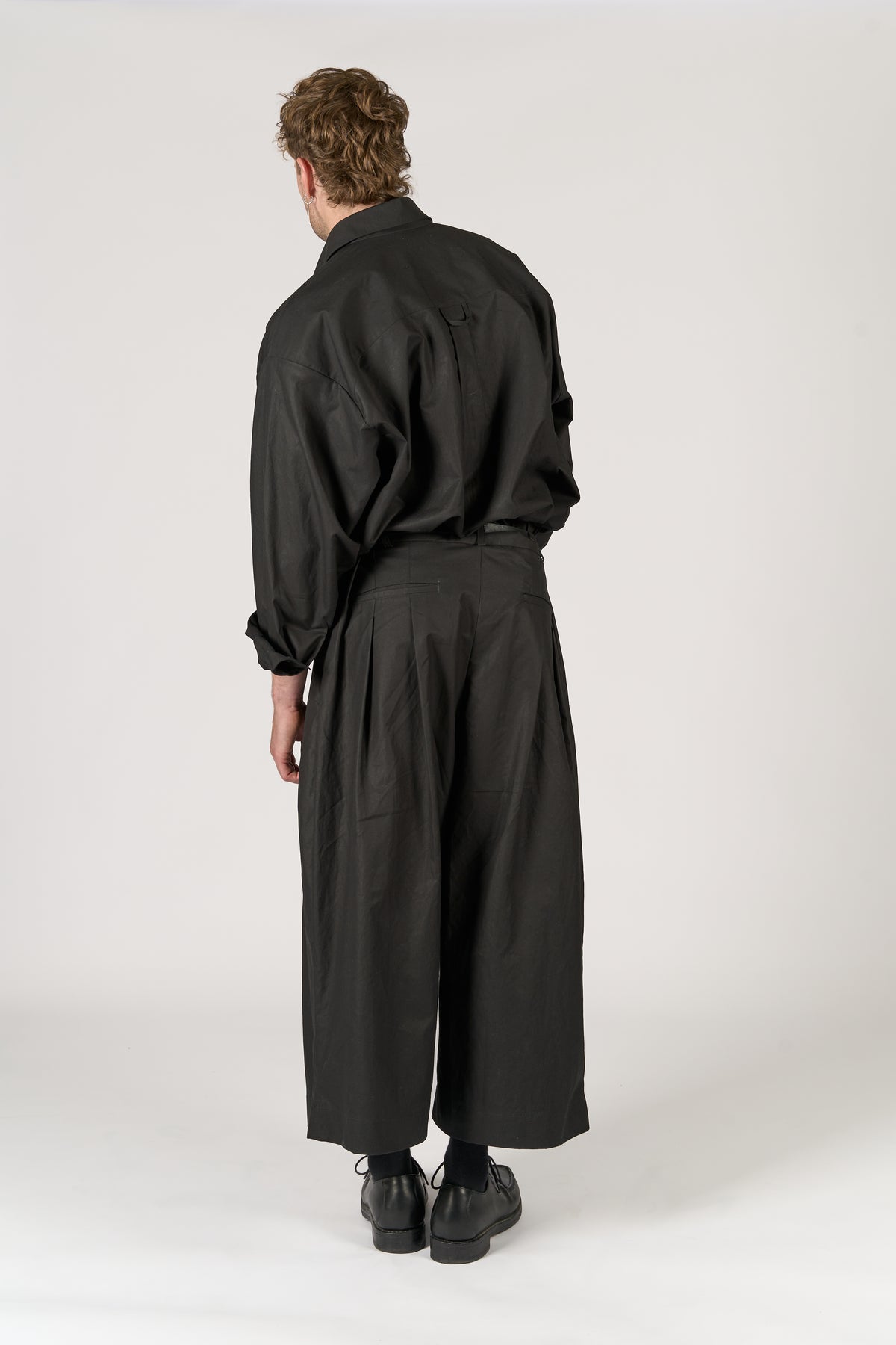 Volendam trouser - Black Cotton