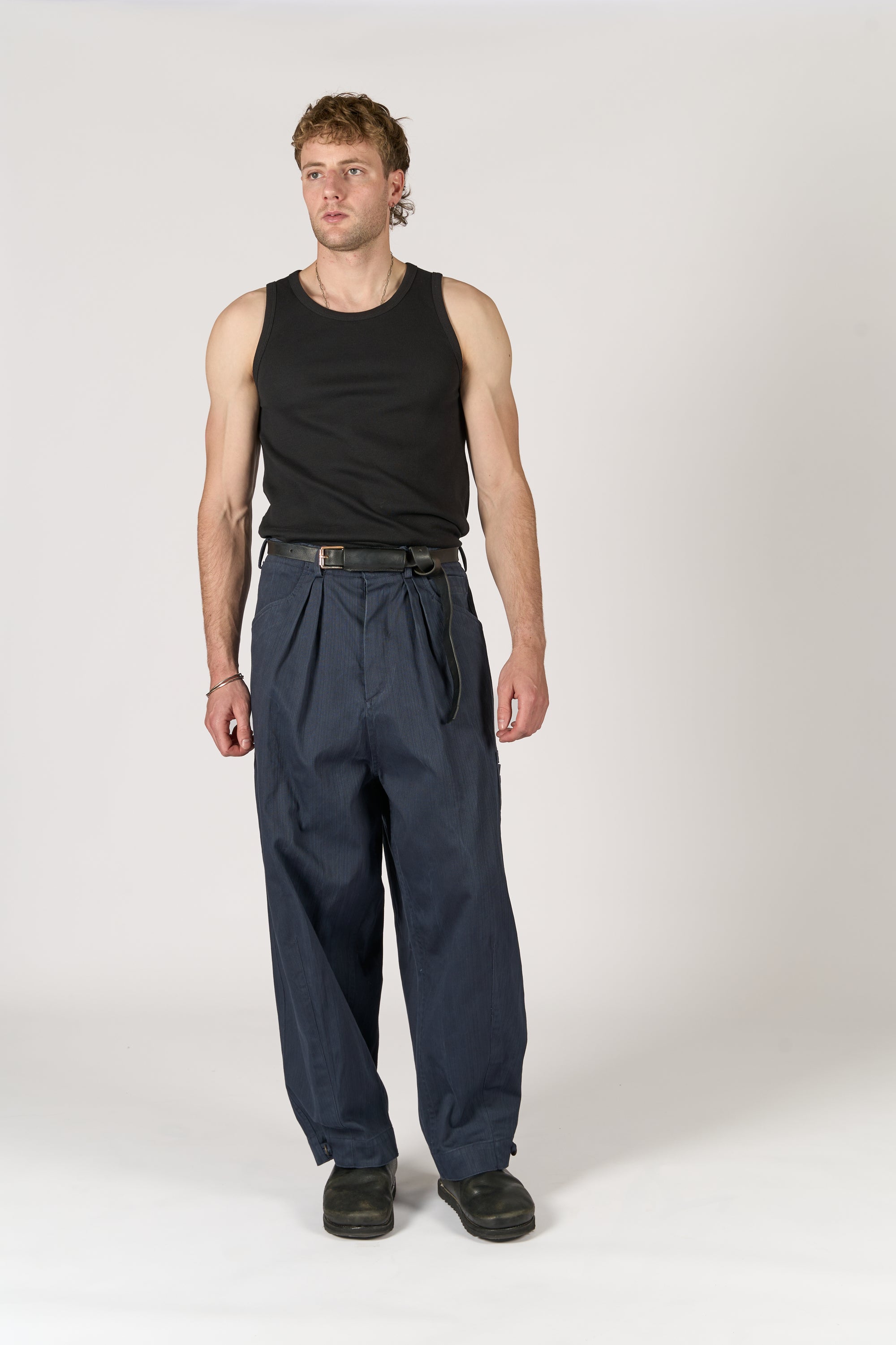 Cargo Trouser - Blue Canvas