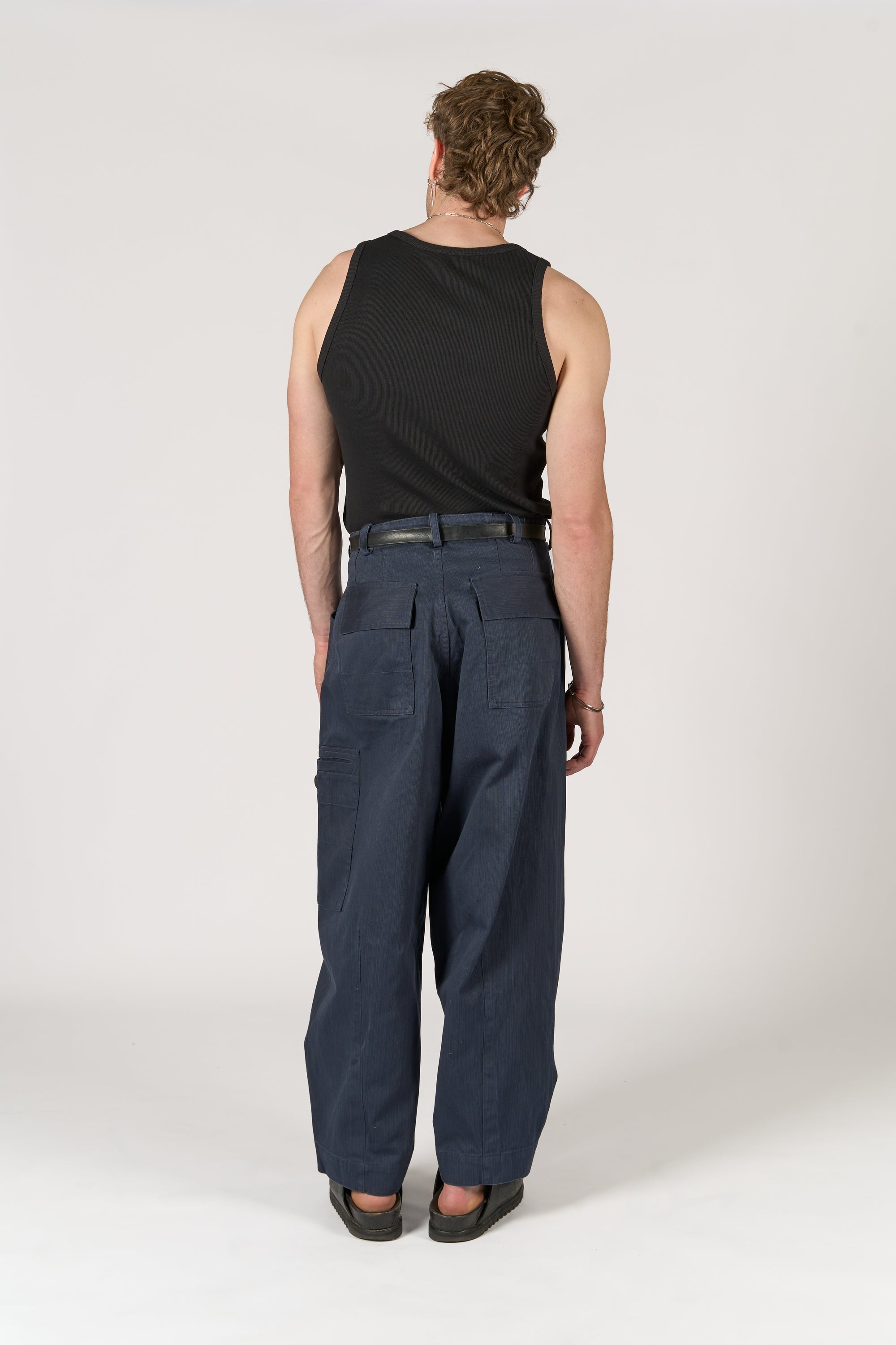 Cargo Trouser - Blue Canvas