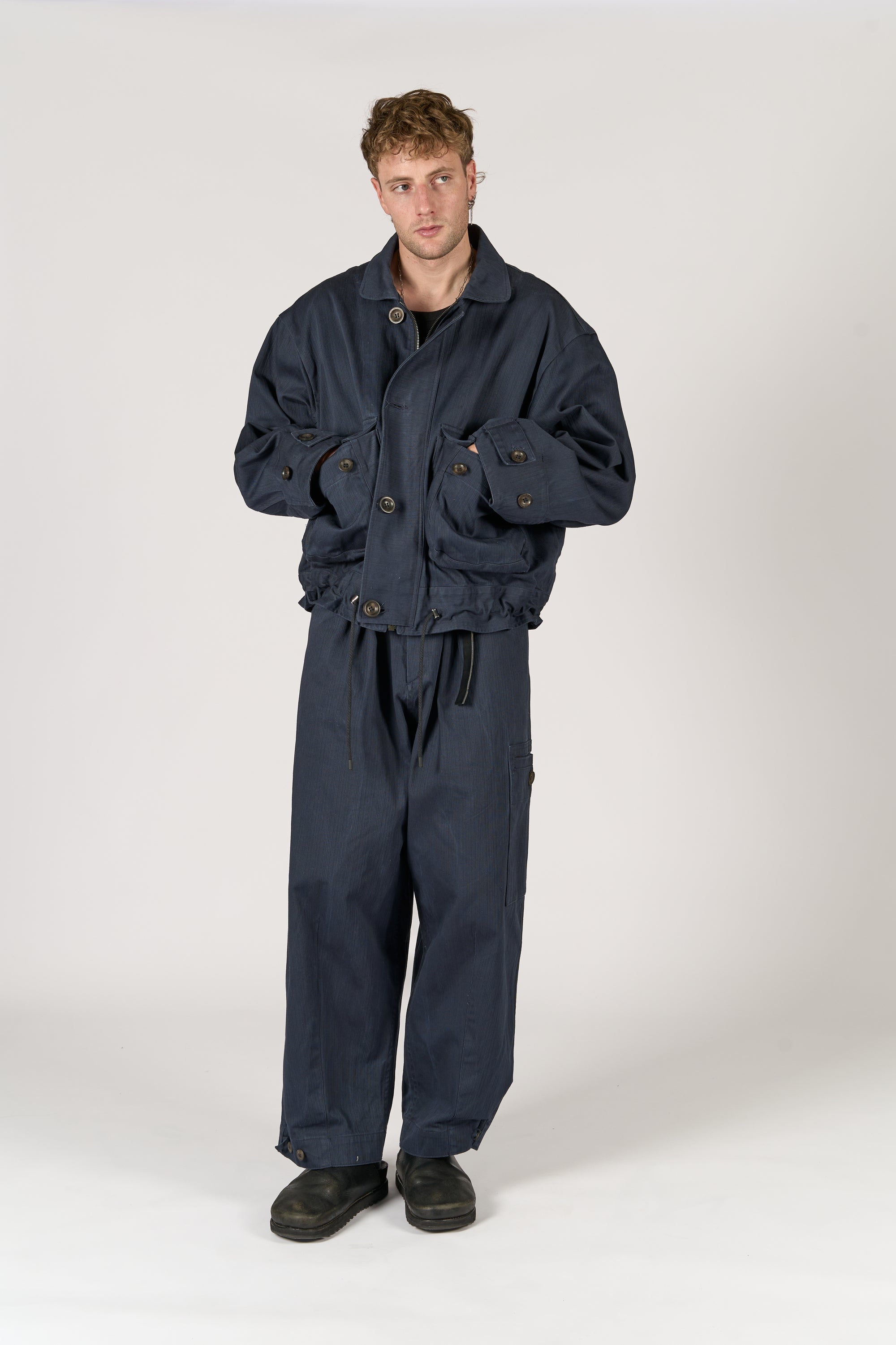 Utility Jacket - Blue Canvas