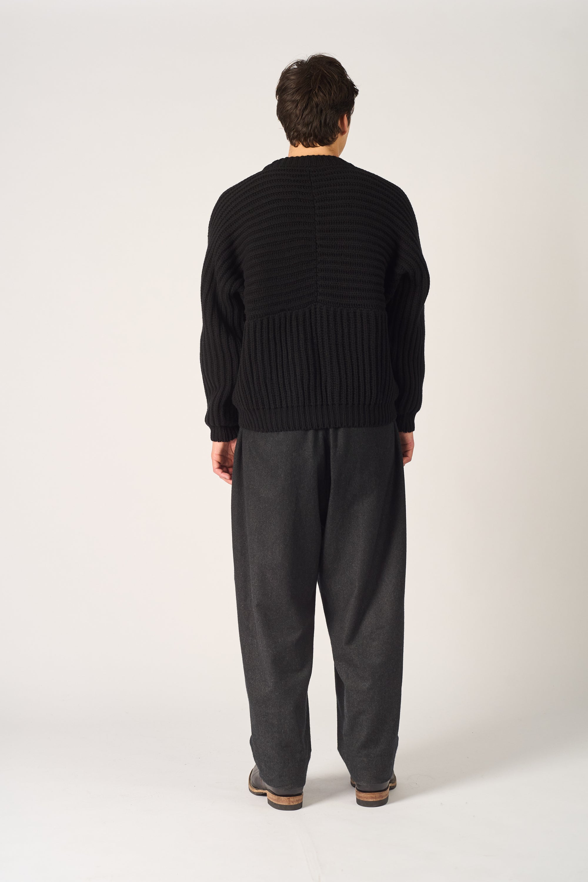 heavy fisherman crewneck - Extra fine merino wool