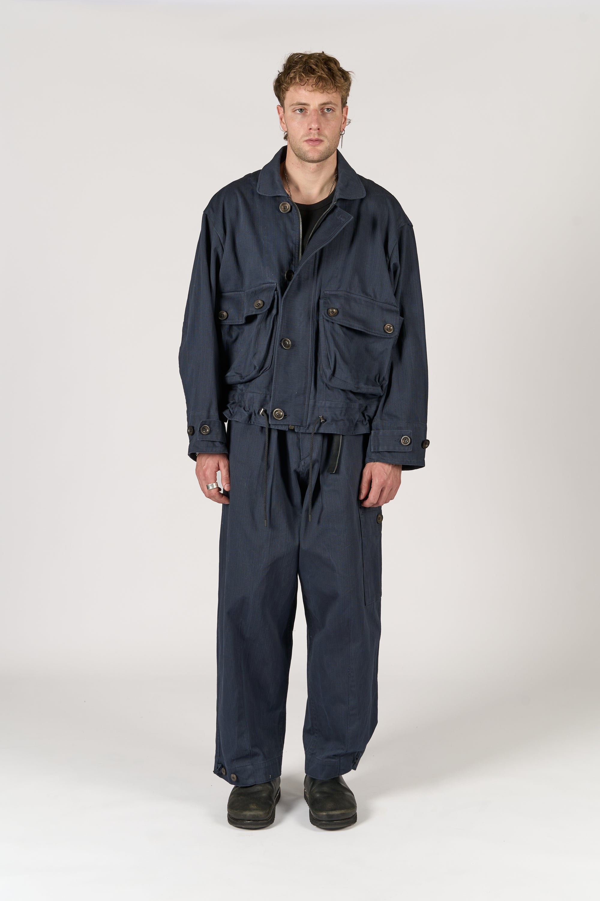 Utility Jacket - Blue Canvas