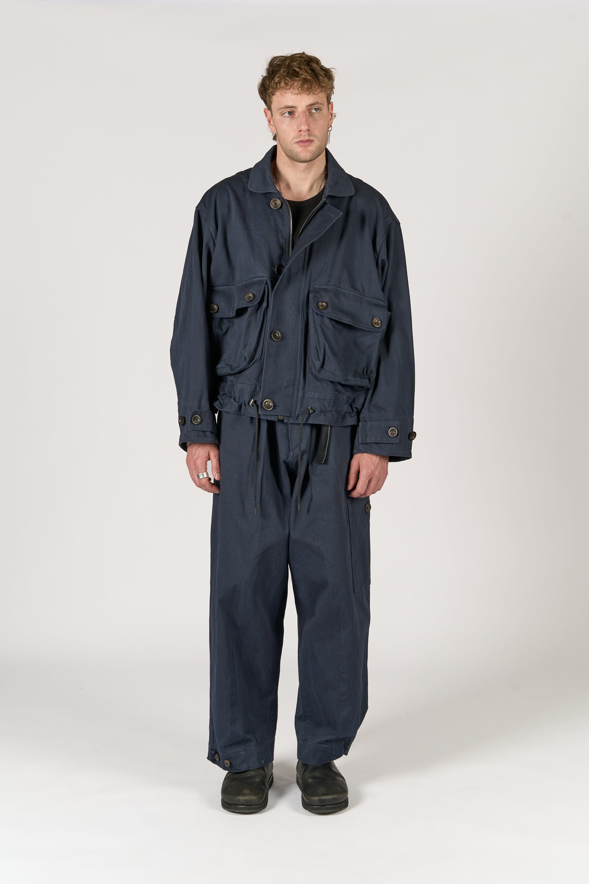 Utility Jacket - Blue Canvas