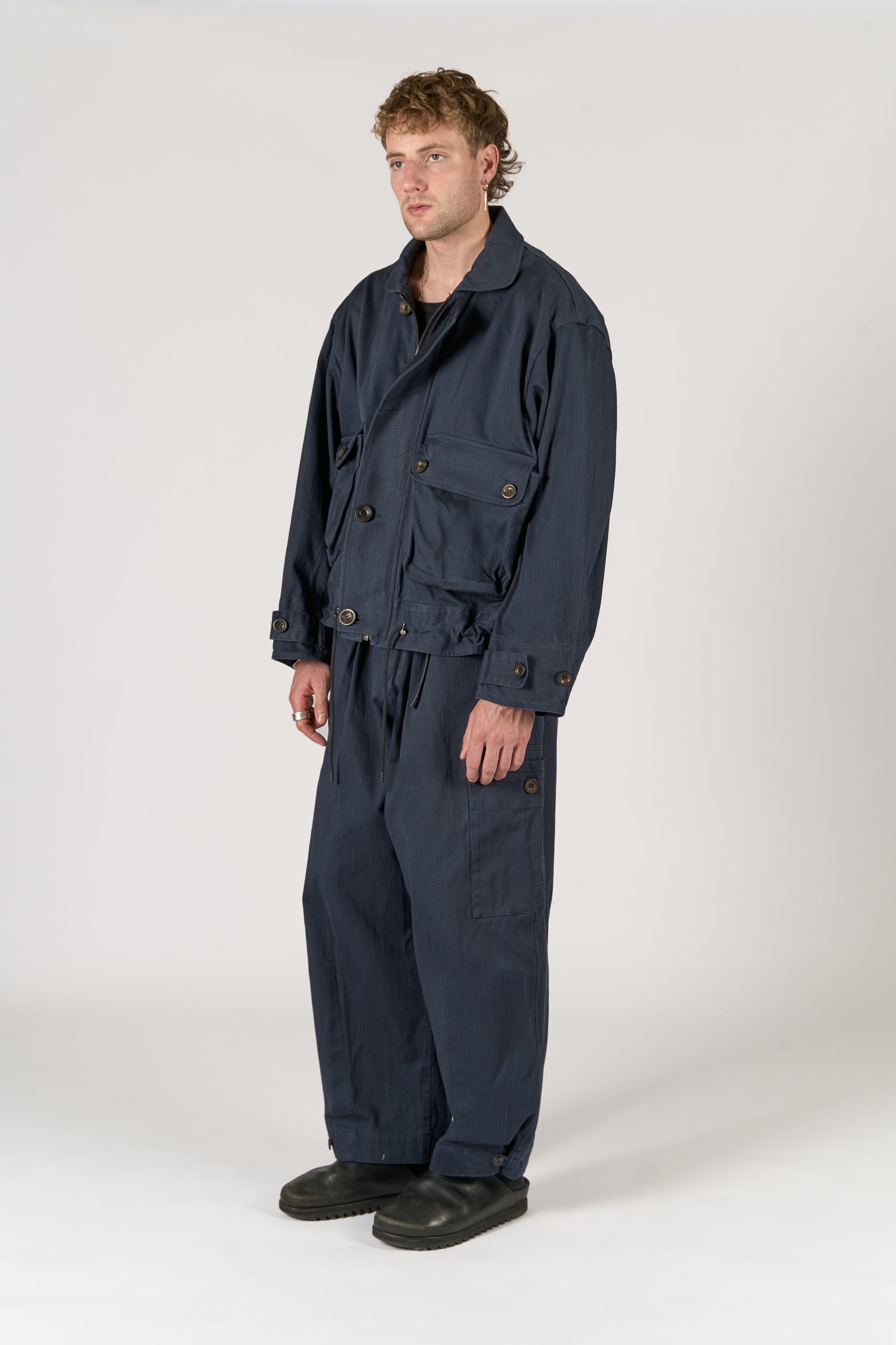 Utility Jacket - Blue Canvas