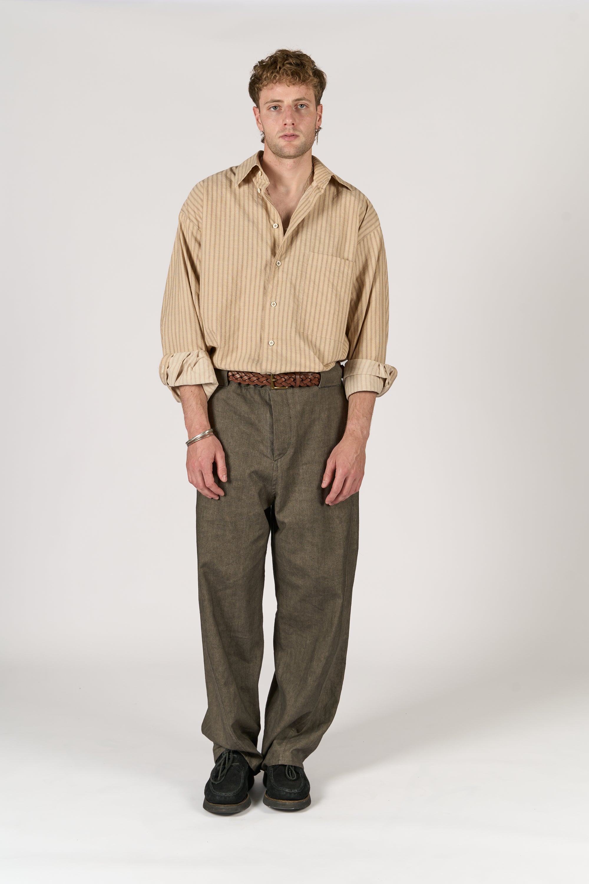 Worker Trouser - Sumi Dye Canvas