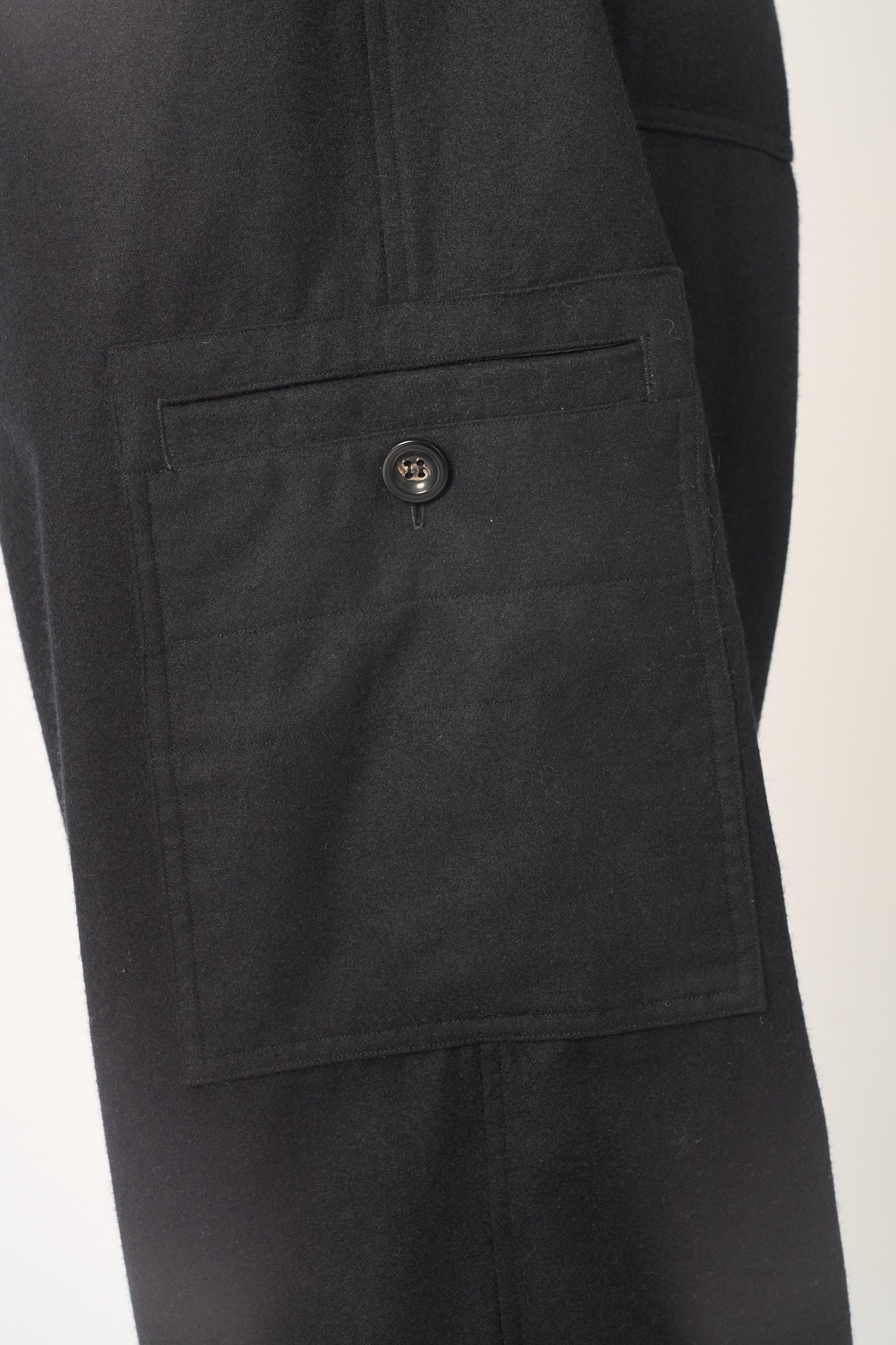 cargo trouser - 100% oxbridge flannel wool