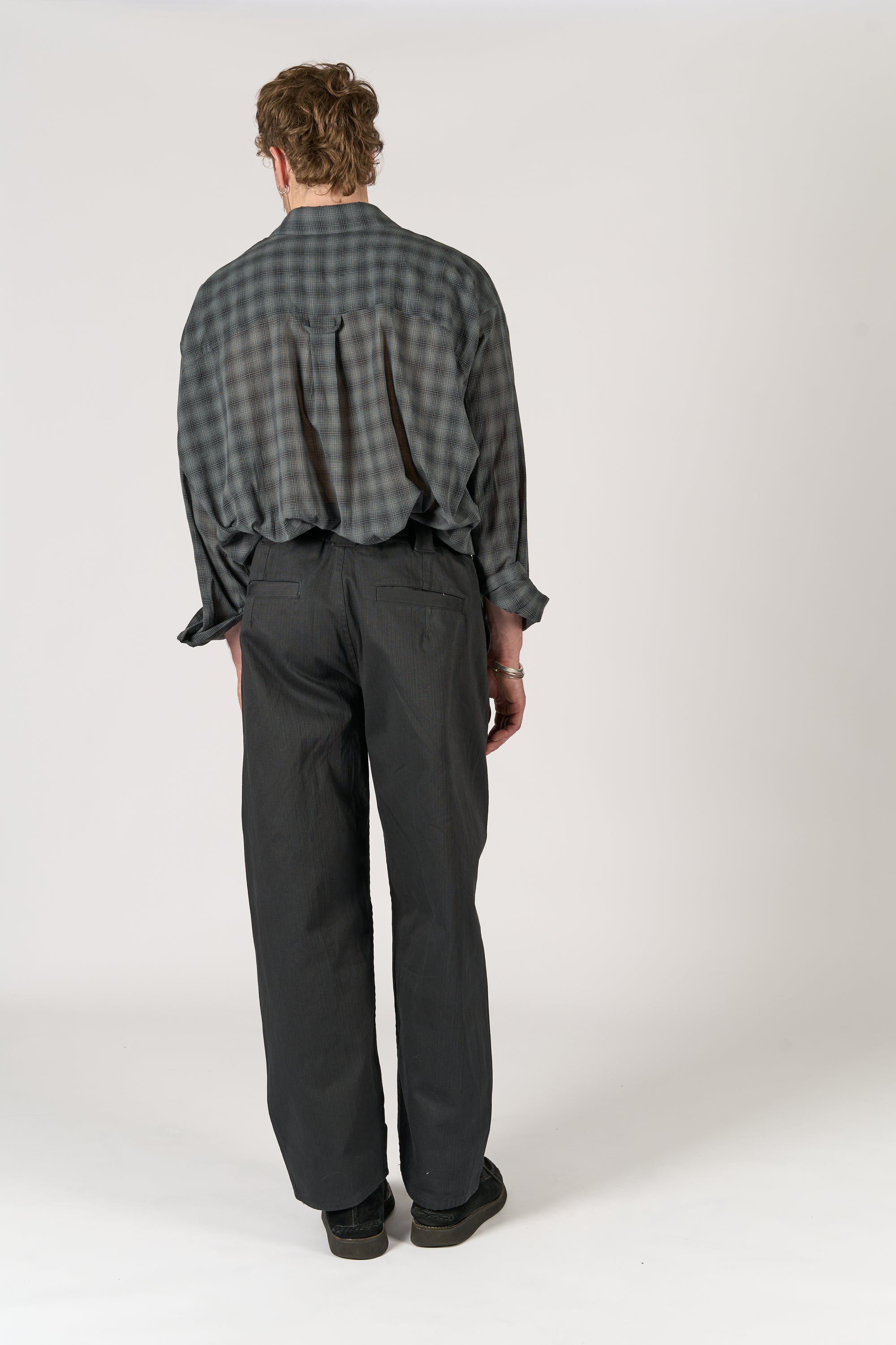 Worker Trouser - Black Cotton Canvas