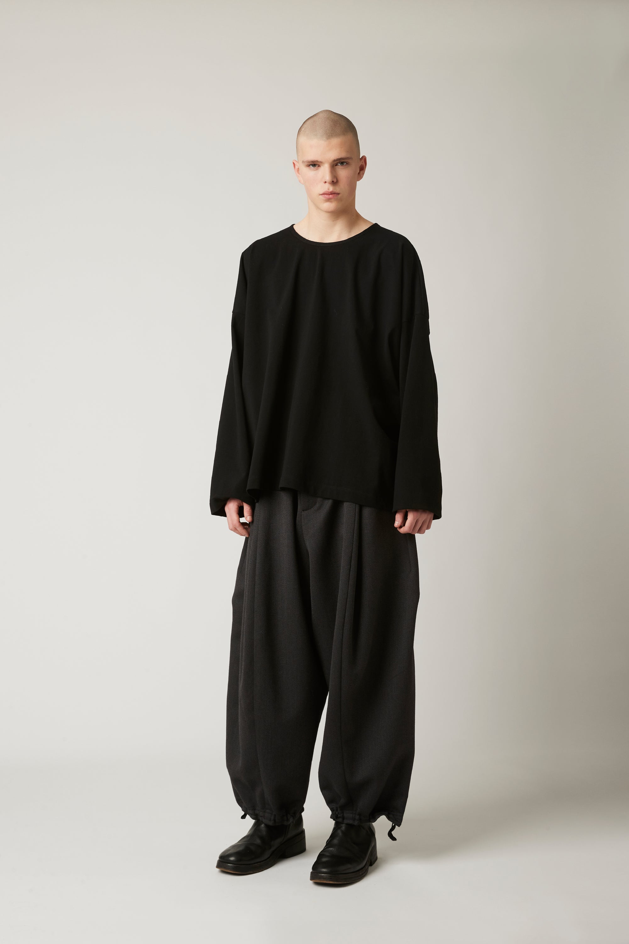 Relaxed long sleeve jersey