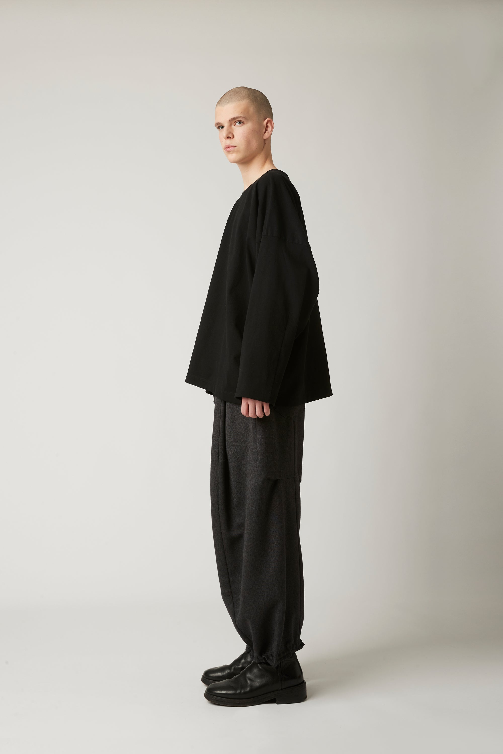 Relaxed long sleeve jersey