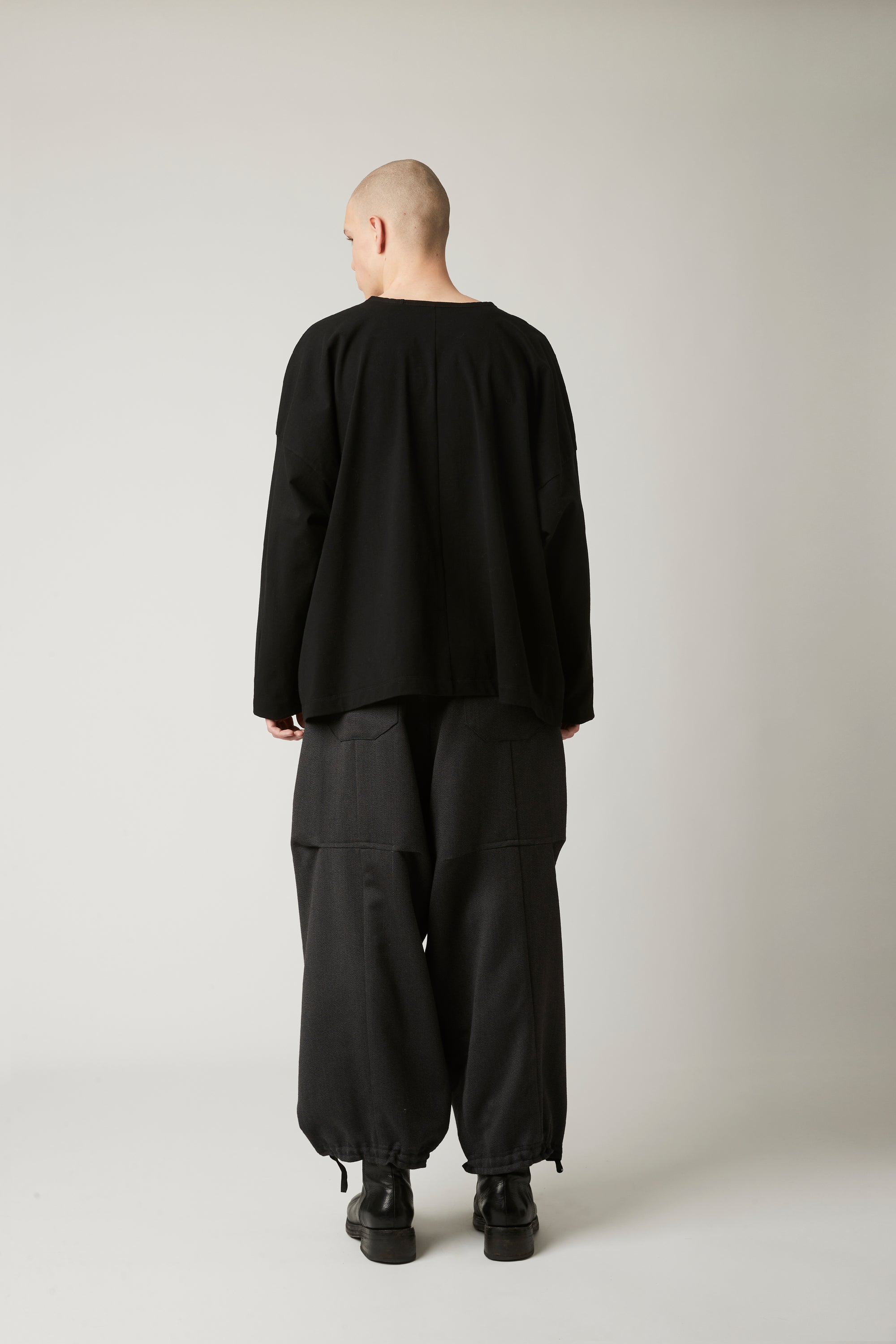 Relaxed long sleeve jersey