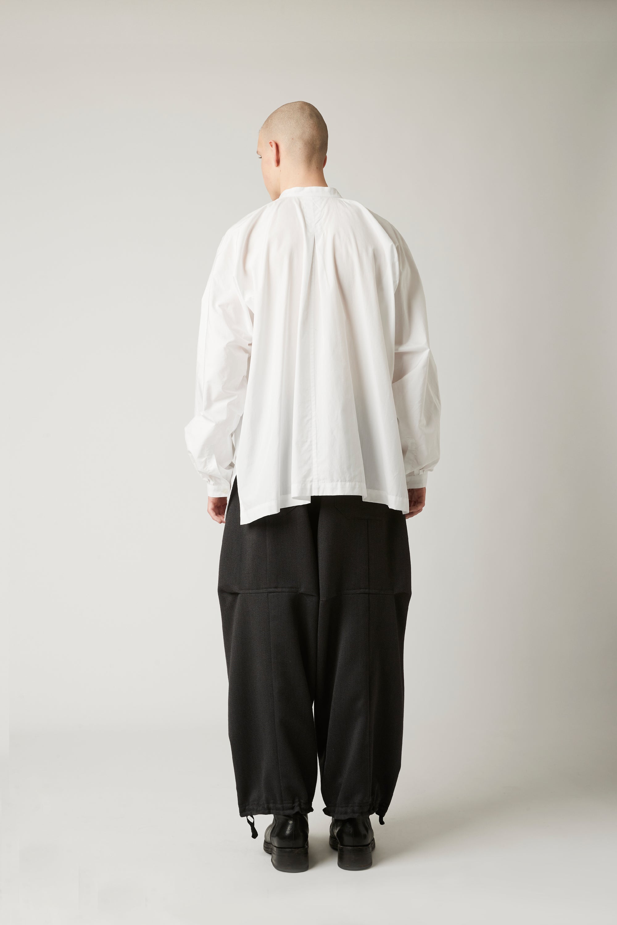Mao collar shirt