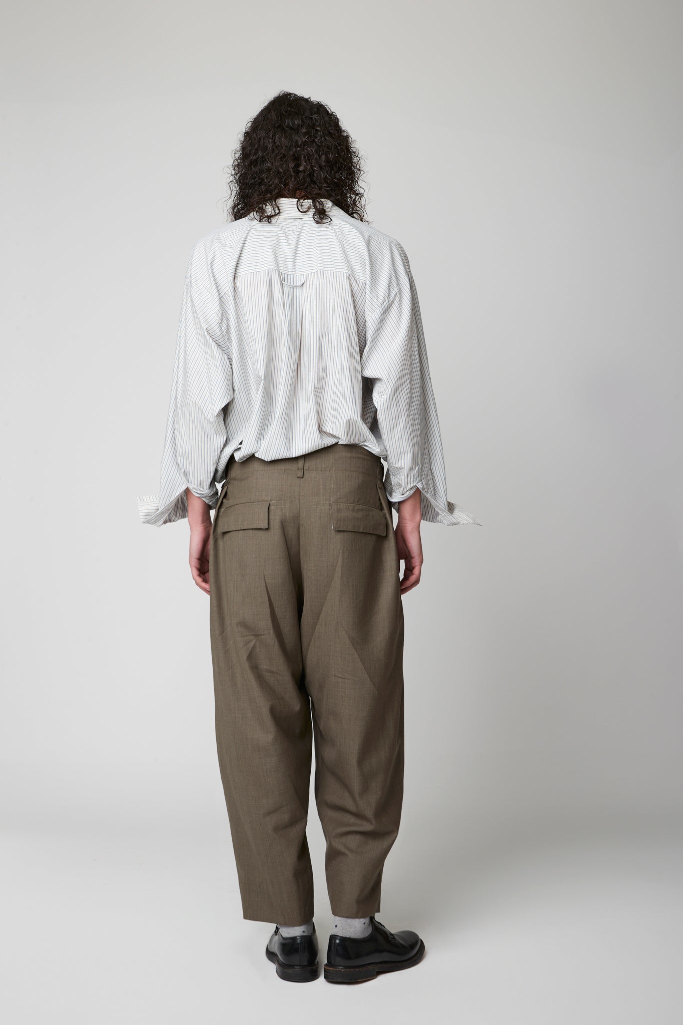 Pleated trouser - Extra Fine Merino Wool Suiting
