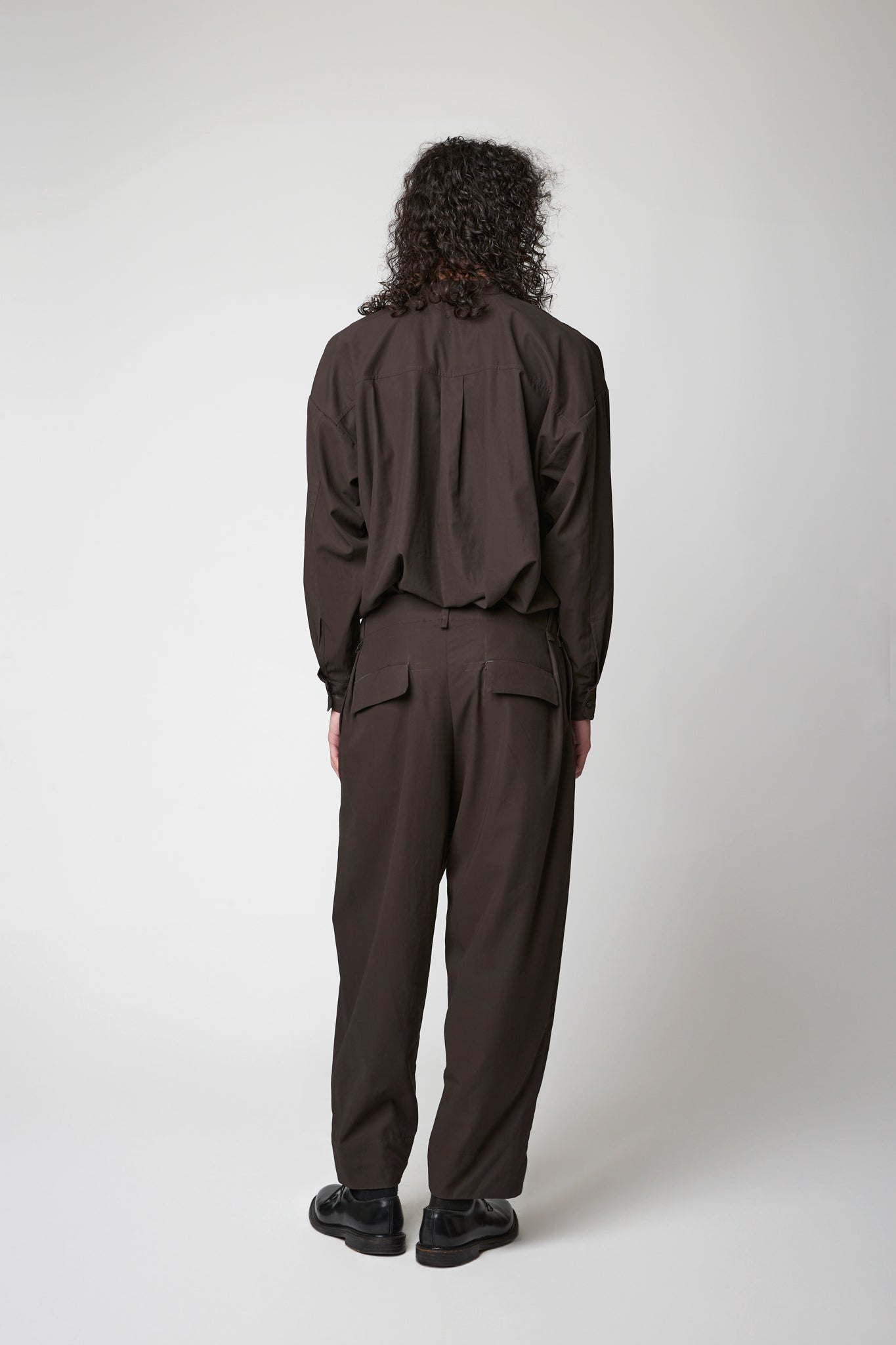 Pleated trouser - High Twist Cotton Gabardine