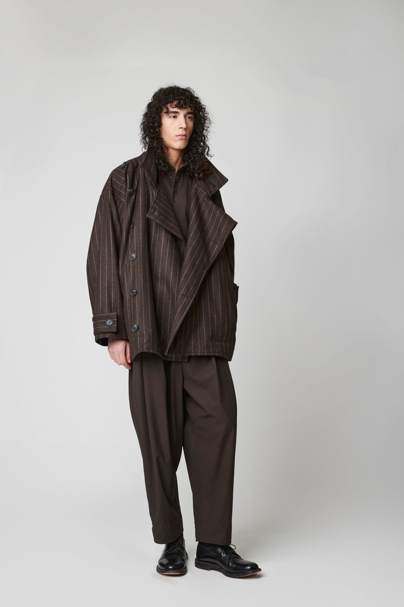 Caban - Pinstripe RWS Wool