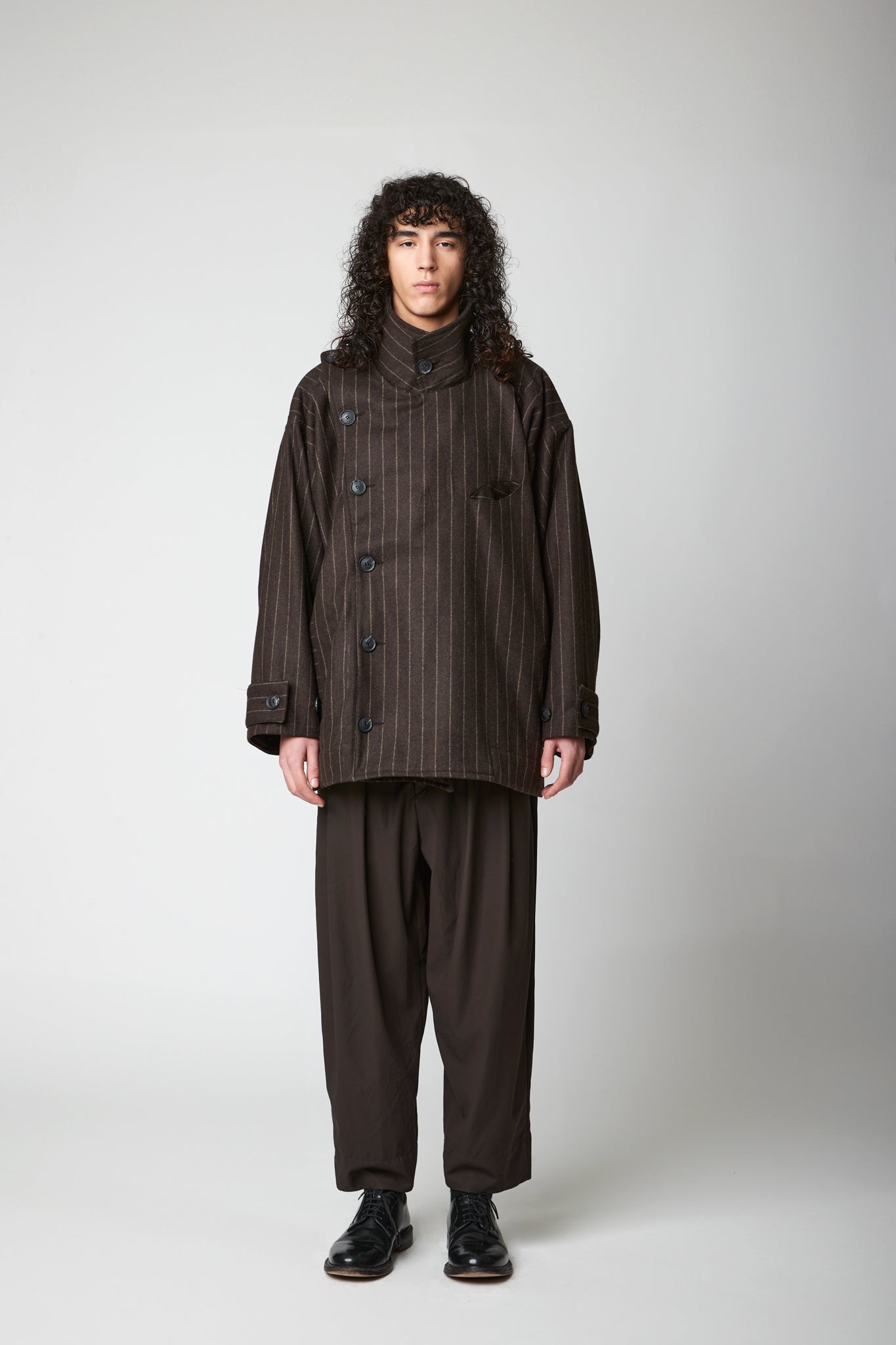 Caban - Pinstripe RWS Wool