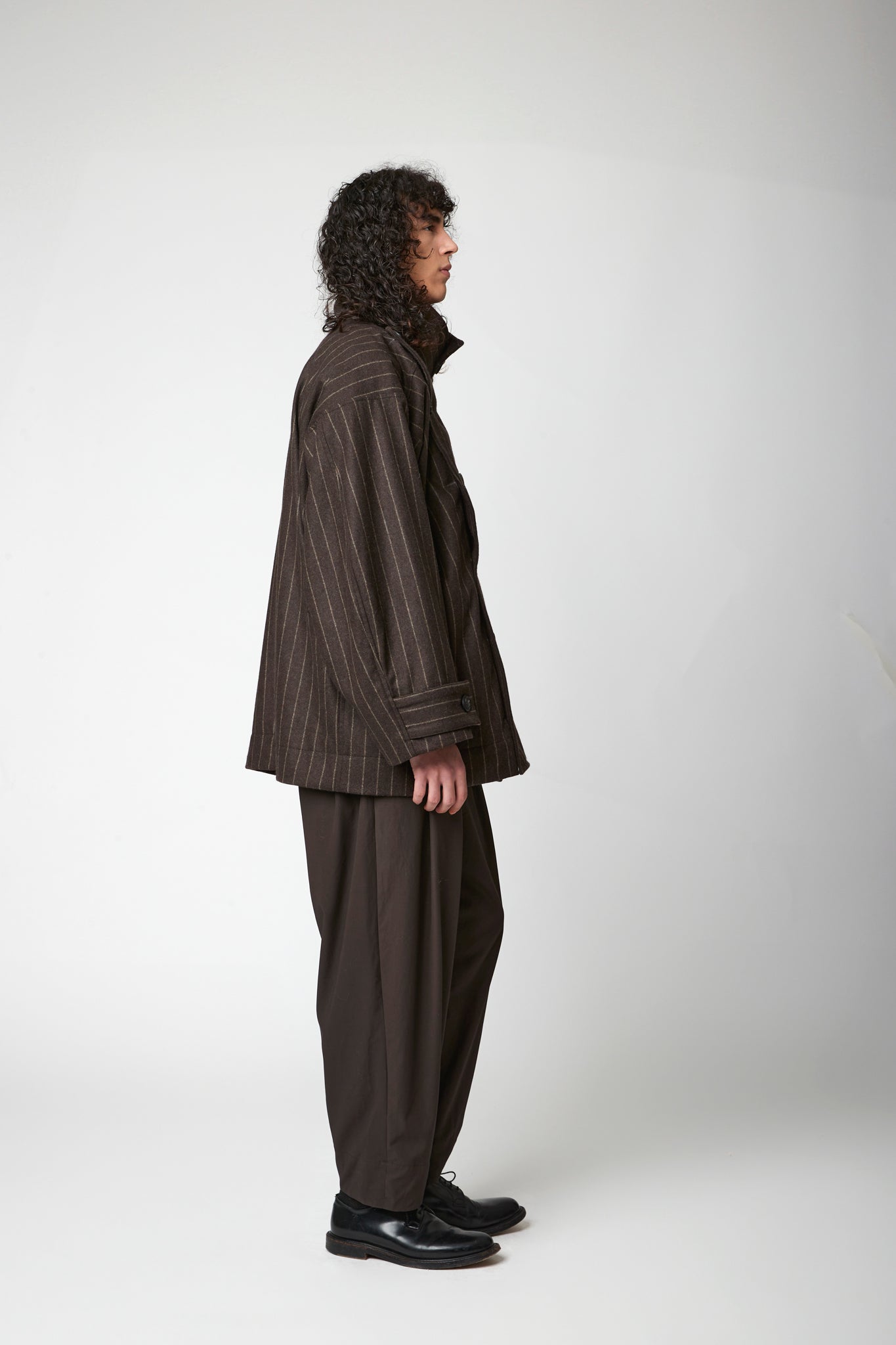 Caban - Pinstripe RWS Wool