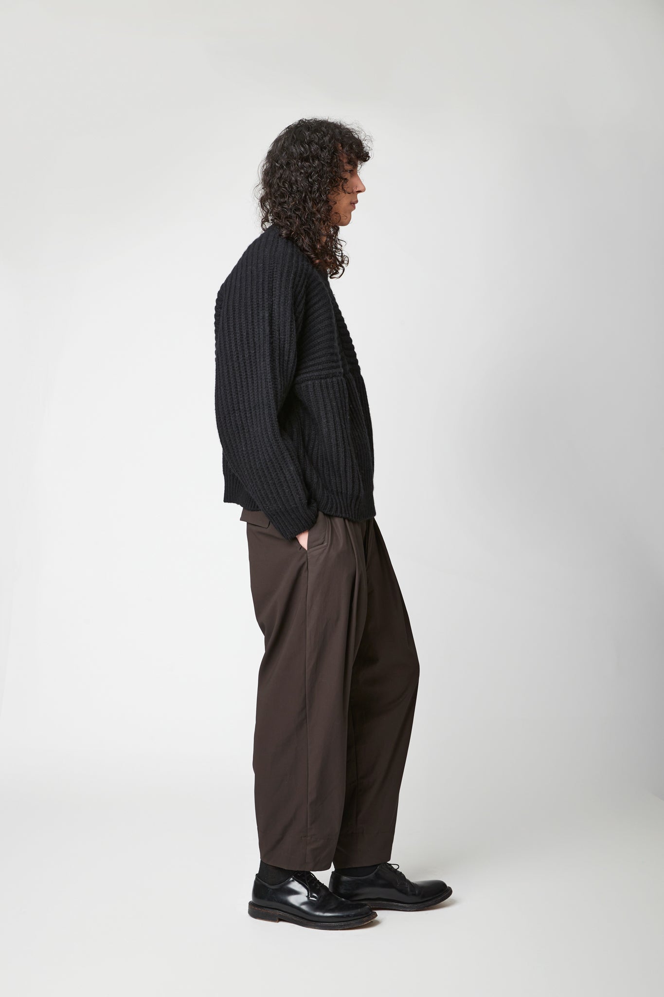 heavy fisherman crewneck - Extra fine merino wool