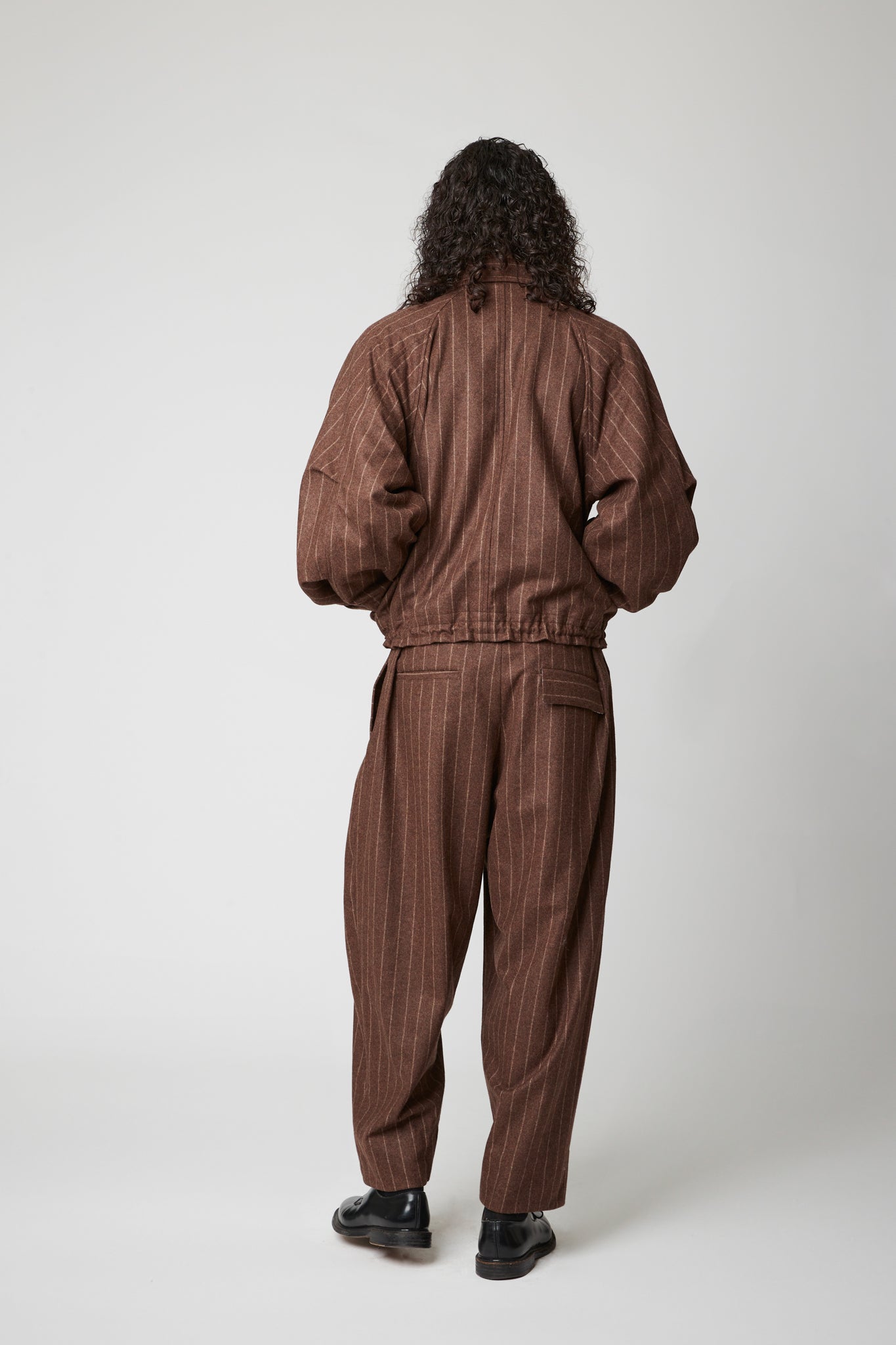 Military Jacket - RWS Pinstripe Wool