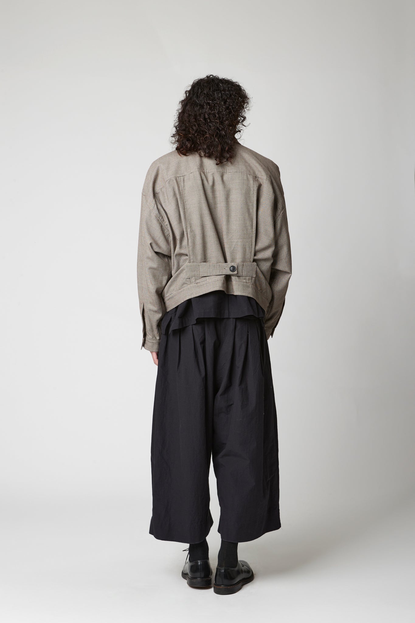 Worker Jacket - 100's Houndstooth Wool