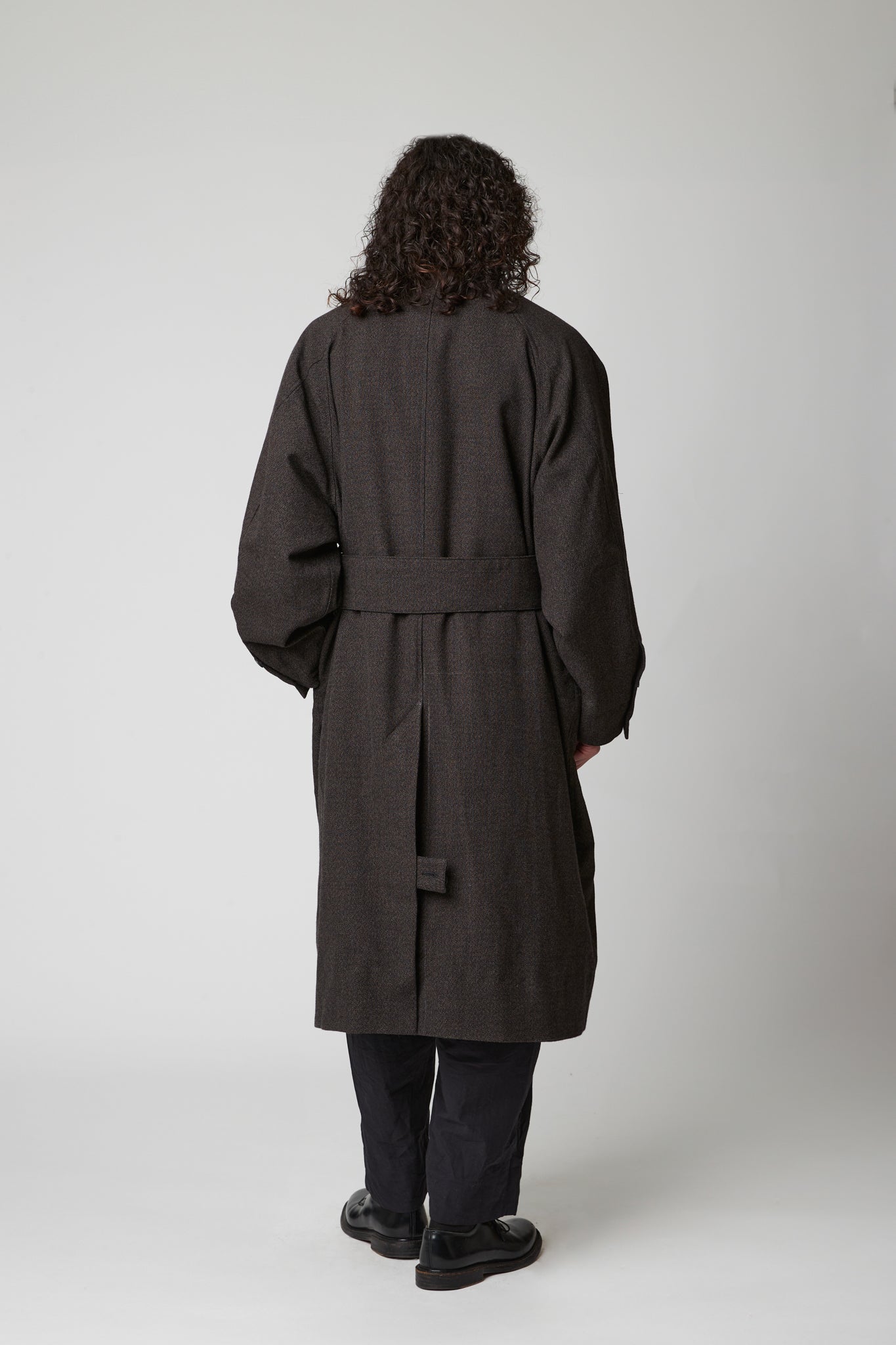 Raglan sleeve overcoat - Thorn Proof Wool