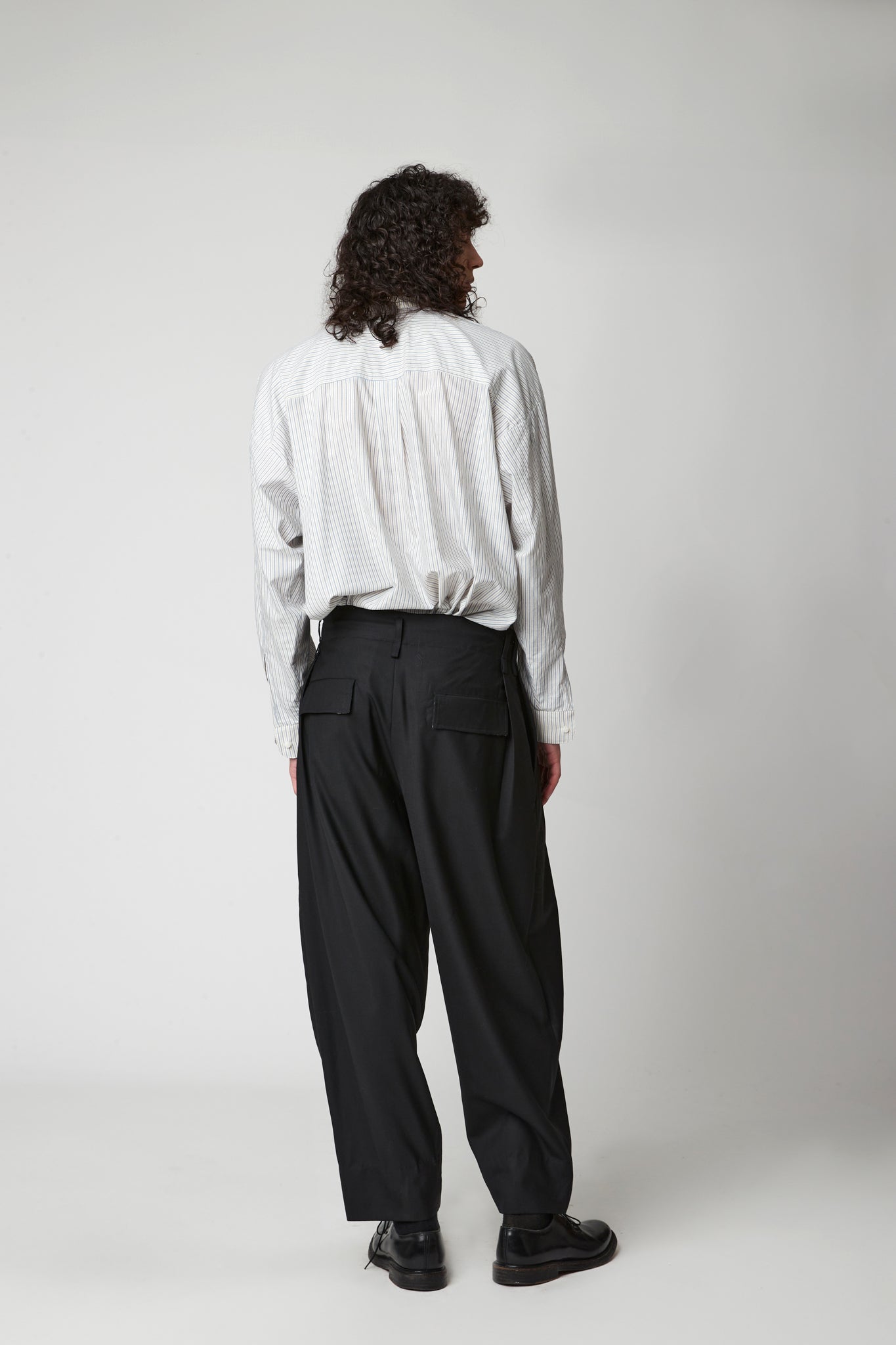 Pleated trouser - Extra Fine Merino Wool Suiting