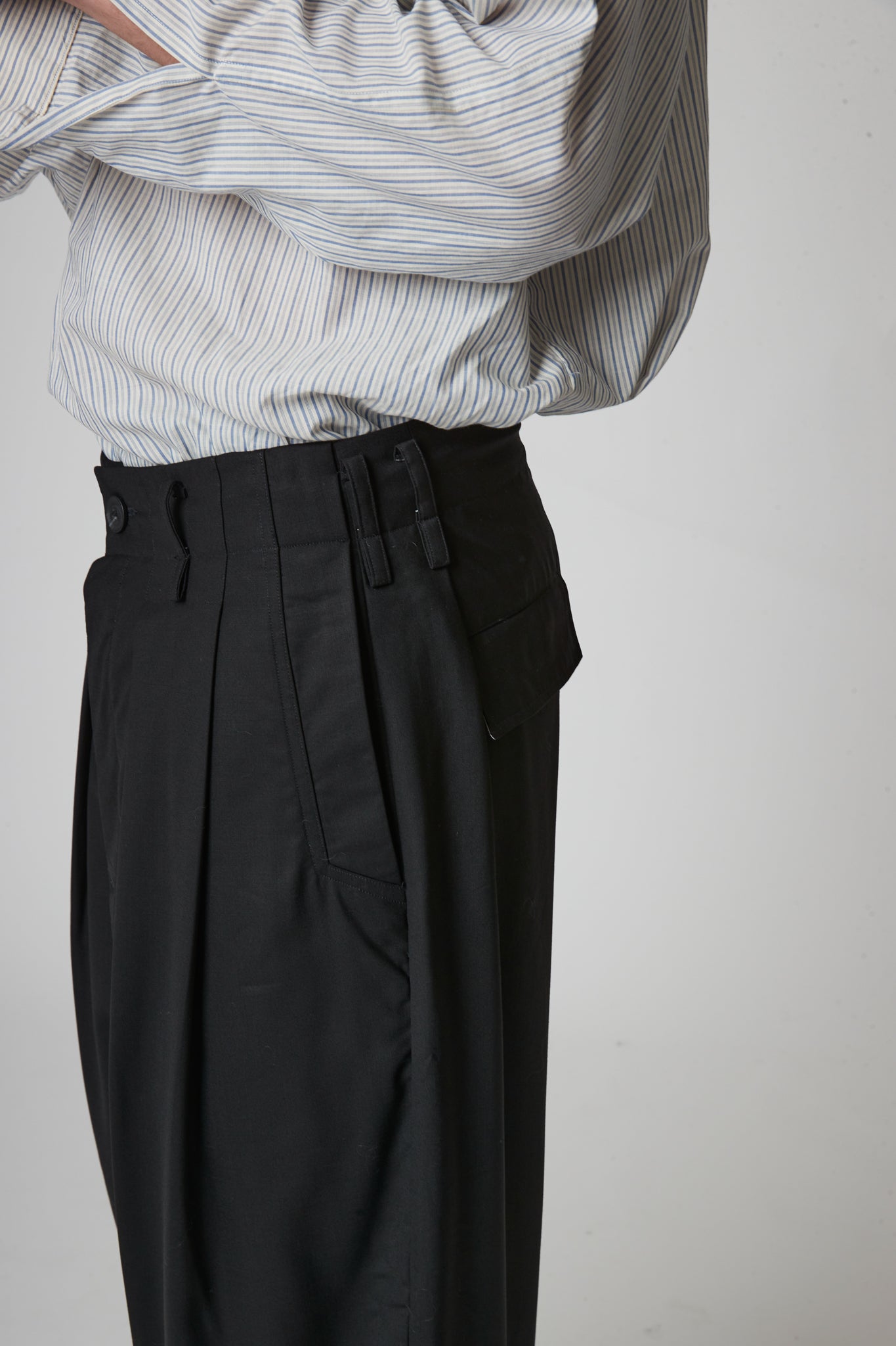 Pleated trouser - Extra Fine Merino Wool Suiting